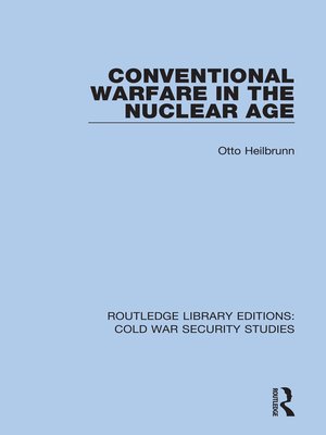 cover image of Conventional Warfare in the Nuclear Age